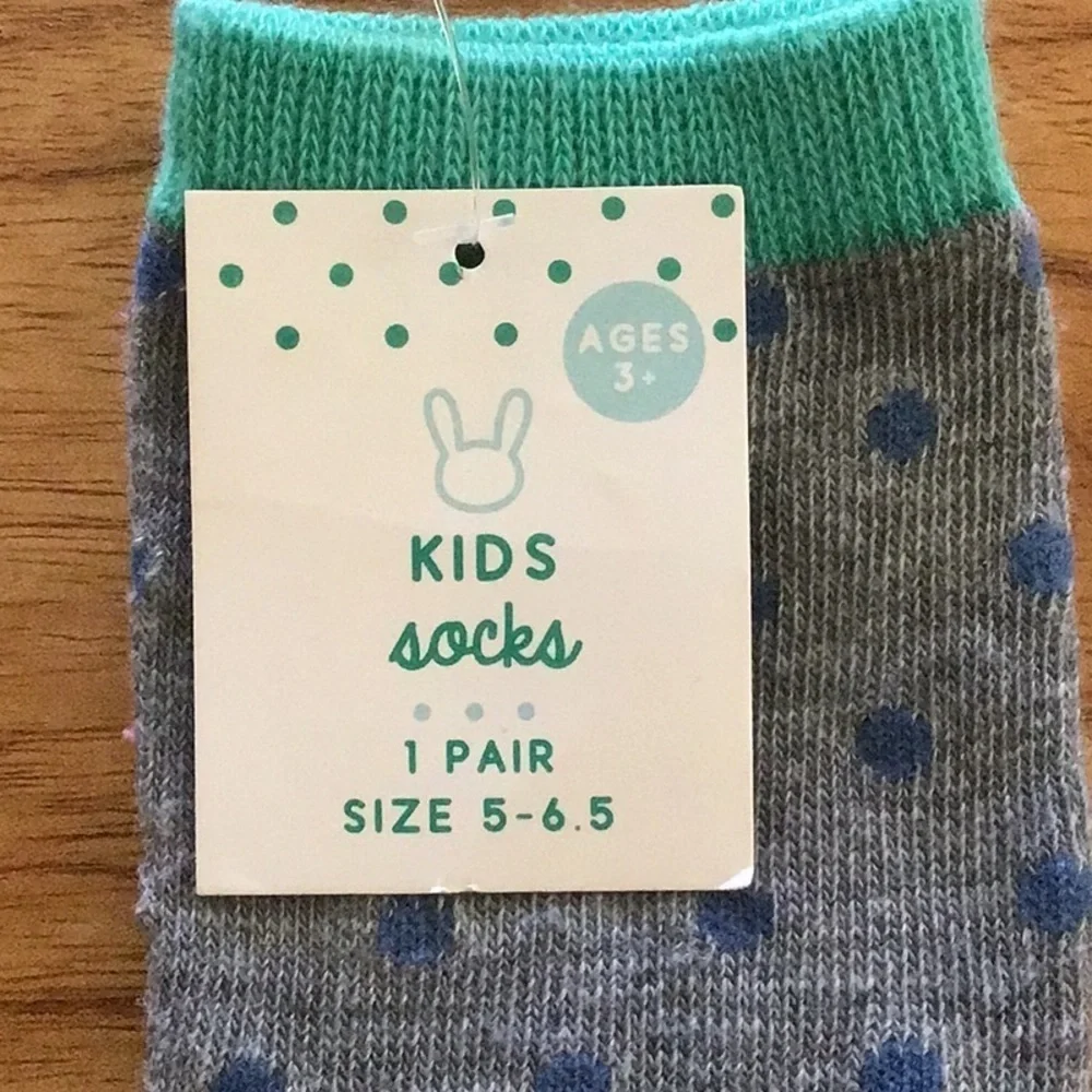 Trio of Colorful Kids Spring Easter Crew Socks - NWT